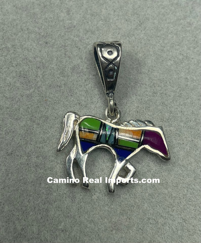 Sterling Silver Colorful Horse STSP0067