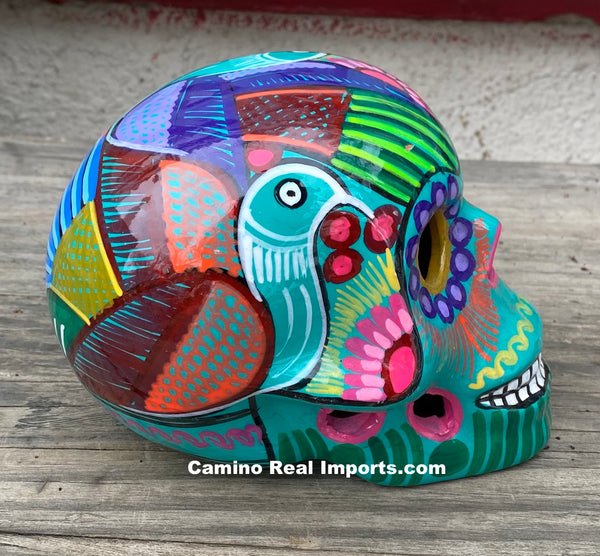 Day Of The Dead Hand Painted Skull MCS011 – Camino Real Imports Day Of The Dead Hand Painted Skull MCS011 – Camino Real Imports