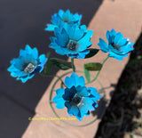 Yard Art Metal Flowers Sculpture 27"  MFLWRMM004