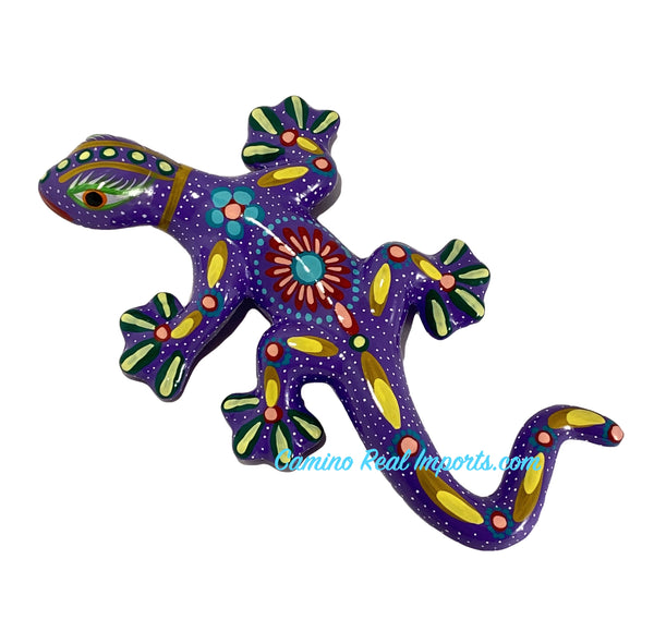 Hand Painted Clay Gecko Lizard GGLL027 – Camino Real Imports