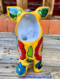 Mexican Talavera Pottery Pig Planter 12" TPSPT12003