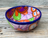 Mexican Talavera Pottery Bowl Plate 5.5" TPB011