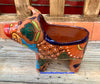 Mexican Talavera Pottery Pig Planter 12" TPSPT12001