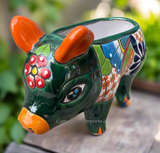 Mexican Talavera Pottery Pig 13" TPS13002