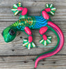 Hand Painted Clay Gecko Lizard GGLL005