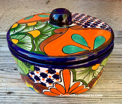 Talavera Pottery Tortilla Warmer Hand Painted TW003