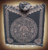 Mexican Poncho Mayan Warrior / Mayan Calender GAH002