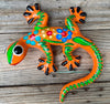 Hand Painted Clay Gecko Lizard GGLL006