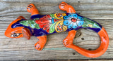 Talavera Wall Decor Gecko Iguana 13" TI13002