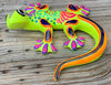 Hand Painted Clay Gecko Lizard GGLL001