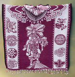 Mexican Poncho Mayan Warrior GAH003