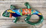 Talavera Wall Decor Gecko Iguana 10" TIG1003