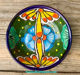 Mexican Talavera Pottery Bowl Plate 7.5" TPB75006