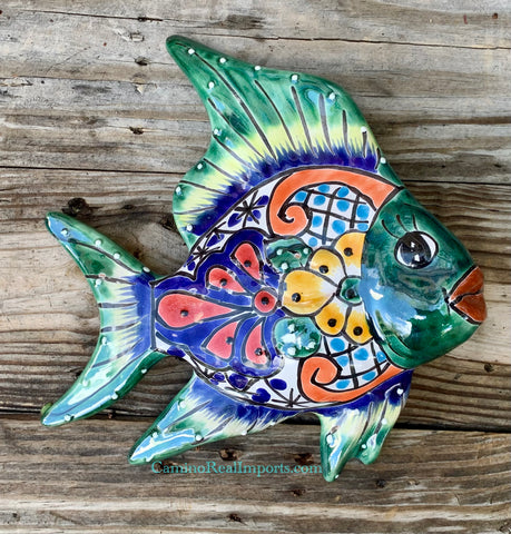 Talavera Fish Wall Decor TFMD003