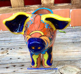 Mexican Talavera Pottery Pig Planter 12" TPSPT12004