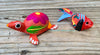 Set of 2 Mexican Alebrije turtle and Fish ST2ABJ003