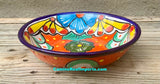 Mexican Talavera Pottery Bowl Plate 7.5" TPB75001