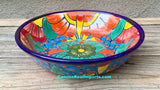 Mexican Talavera Pottery Bowl Plate 7.5" TPB75004