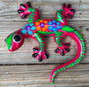 Hand Painted Clay Gecko Lizard GGLL007