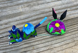 Set of 2 Mexican Alebrije Kitty and Mouse ST2ABJ001