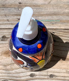 Mexican Talavera Lotion or Soap Dispenser TD003