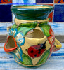 Talavera Flower "Strawberry" Pot Planter 11" TSTRBP0003
