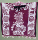 Mexican Poncho Mayan Warrior GAH003