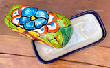 Talavera Pottery Butter Dish Hand Painted Sm Tbds003