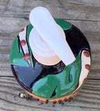 Mexican Talavera  Sunflower Lotion or Soap Dispenser TD012