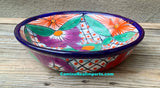 Mexican Talavera Pottery Bowl Plate 7.5" TPB75007