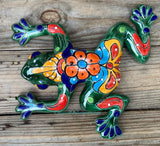 Talavera Wall Decor Frog 12" TF113