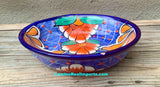 Mexican Talavera Pottery Bowl Plate 7.5" TPB75002