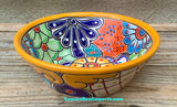 Mexican Talavera Pottery Bowl Plate 7" TPBPZ005