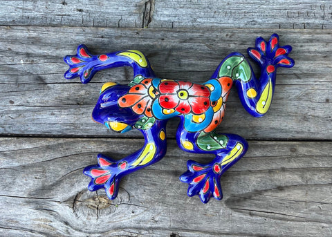 Talavera Wall Decor Frog 10" TF006