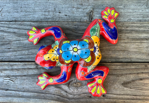 Talavera Wall Decor Frog 12" TF106