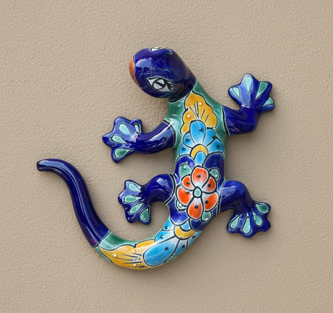 Talavera Wall Decor Gecko Salamander 10" TGS10007