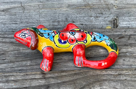 Talavera Wall Decor Gecko Iguana 10" TIG10007