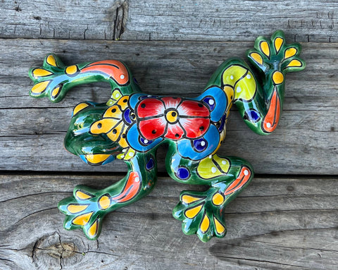 Talavera Wall Decor Frog 10" TF007