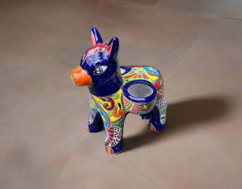 Talavera Burro Flower Pot Planter TBP015 Donkey
