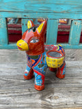 Talavera Burro Flower Pot Planter TBP010 Donkey