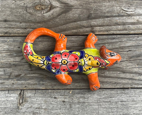 Talavera Wall Decor Gecko Iguana 10" TIG10017