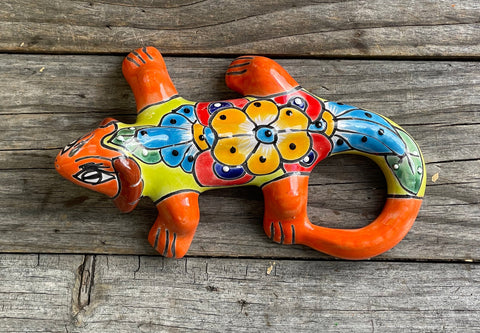 Talavera Wall Decor Gecko Iguana 10" TIG10016