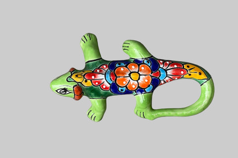 Talavera Wall Decor Gecko Iguana 10" TIG10015