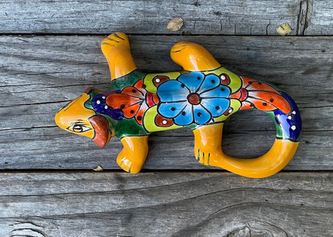 Talavera Wall Decor Gecko Iguana 10" TIG10020