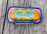 Talavera Pottery Butter Dish Hand Painted Sm Tbds012