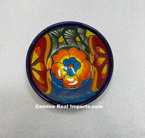 Mexican Talavera Pottery Bowl Plate 7" TPBPZ0010