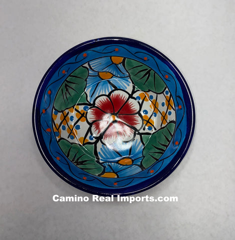 Mexican Talavera Pottery Bowl Plate 7" TPBPZ0011