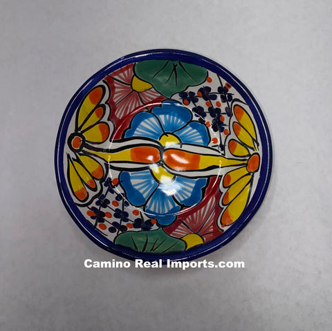 Mexican Talavera Pottery Bowl Plate 7" TPBPZ0022