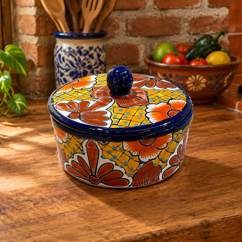Talavera Pottery Tortilla Warmer Hand Painted TW021