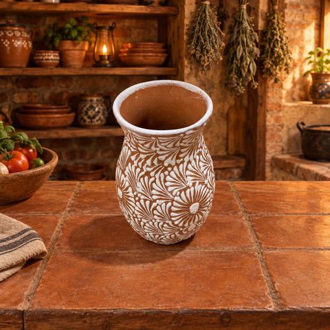 Talavera 10" Flower Vase TFV005